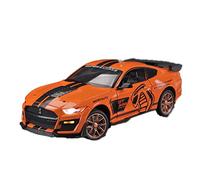 XGFFBAGB 1:24 Per GT500 Modello Di Auto In Lega Auto Giocattolo Pull Back 4 Porte Aperte Regali(Orange,No box)