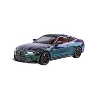 XGFFBAGB 1:24 Per La Collezione Di Modelli Di Auto In Metallo Pressofuso In Lega M4 IM, Regalo Giocattolo(Blue,No box)