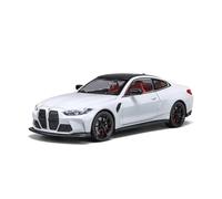 XGFFBAGB 1:24 Per M4 Lega Pressofusa Metallo Giocattolo Auto Modello Veicolo Suono E Luce Porte Apribili Collezione Regalo(White,With box)