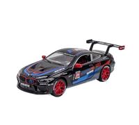 XGFFBAGB 1:24 Per M8 GTE Modello In Metallo Con Luci E Suoni Da Corsa Pressofuso Auto Giocattoli Collezione(Black 1,No box)