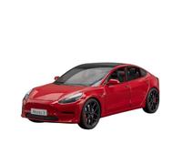 XGFFBAGB 1:24 Per Modello 3 Lega Pressofusa Giocattolo Modello Auto Suono E Luce Giocattolo Collezionabile Regalo(Red,With box)