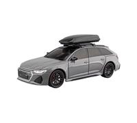 XGFFBAGB 1:24 Per Rs6 Auto Model Toy Travel Edition Edition Metal Diecast Vehicl 6 Porte Aprite Gift Light Sound(Gray B,No box)