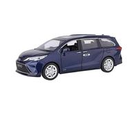 XGFFBAGB 1:24 Per Sienna MPV Modello Di Auto In Lega Pressofusa In Metallo Con Suono E Luce Collezione Giocattolo Regalo(Blue,With box)