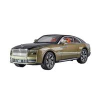 XGFFBAGB 1:24 Per Spectre Lega Pressofusa Modello Di Auto In Metallo Suono E Luce Con Cielo Stellato Top Toy Regalo(Gold,With box)
