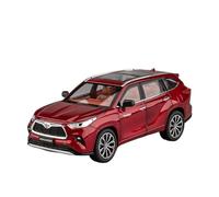 XGFFBAGB 1:24 Per SUV Highlander Pressofusi In Lega E Veicoli Fuoristrada Giocattolo In Metallo Modello Di Auto Regalo(Red,No box)