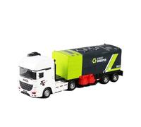 XGFFBAGB 1:30 Per La Città Camion Della Spazzatura Modello Di Auto Servizi Igienico-sanitari Pulizia Stradale Spazzatrice Veicoli Modello Di Auto Giocattoli Regali(White B,No box)