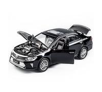 XGFFBAGB 1:32 Per Bambini Giocattoli In Metallo Tirare Indietro Ruote Lampeggianti Macchinari Pressofusi Modello Di Auto Regali Di Compleanno Di Natale(Black,With box)