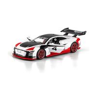XGFFBAGB 1/32 Per E-TRON Vision GT Modello Di Auto Pressofusione In Lega Veicolo Con Quattro Porte Aperte Tirare Indietro Il Regalo Del Giocattolo In Metallo(White,No box)