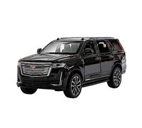 XGFFBAGB 1:32 Per Escalade Fuoristrada Modello Di Auto In Lega Di Metallo Pressofuso Suono Luce Tirare Indietro Collezione Giocattolo Regali(Black,With box)