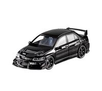 XGFFBAGB 1/32 Per EVO IX 9 Modelli Di Auto Da Corsa In Lega Pressofusa In Metallo Con Suono E Luce, Regali(Black,With box)