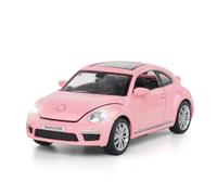 XGFFBAGB 1:32 Per Il Modello Beetle GSR Pull Back Lega Disccast Metallo Business Cars Giocattolo(Pink,With box)