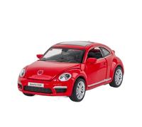 XGFFBAGB 1:32 Per Il Modello Beetle GSR Pull Back Lega Disccast Metallo Business Cars Giocattolo(Red,No box)