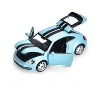 XGFFBAGB 1:32 Per Il Modello Di Auto In Lega Di Scarabeo In Metallo Tirare Indietro Il Giocattolo Regalo Per Bambini(Blue,No box)