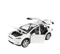 XGFFBAGB 1:32 Per Il Modello X90 Modello In Metallo Auto Giocattolo Acusto-ottica A Trazione Posteriore 4 Porte Aperte Regali(White,No box)