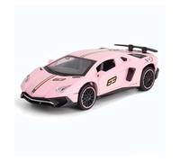 XGFFBAGB 1:32 Per Il Regalo Del Giocattolo Del Suono E Della Luce Del Modello Di Auto In Lega LP780(Pink E,With box)