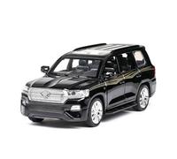 XGFFBAGB 1:32 Per Land Cruiser Prado SUV Collection Modello In Lega Fonde Sotto Pressione Il Giocattolo(Black A,No box)