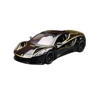 XGFFBAGB 1/32 Per Lotus Emira Racing Diecast Alloy Pull Back Vehicle Collection Gift(Black,No box)