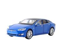 XGFFBAGB 1:32 Per Model S Modello In Lega Auto Sei Porte Aperte Luce Sonora Tirare Indietro Macchinina In Metallo(Blue B,No box)