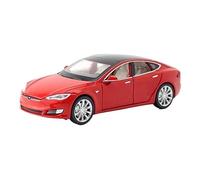 XGFFBAGB 1:32 Per Model S Modello In Lega Auto Sei Porte Aperte Luce Sonora Tirare Indietro Macchinina In Metallo(Red B,No box)