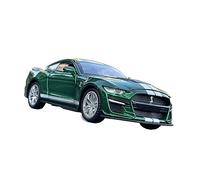 XGFFBAGB 1:32 Per Mustang Shelby GT500 Sportscar Modello Di Auto In Lega Pull Back Giocattolo Per Bambini Regali(Green,With box)