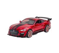 XGFFBAGB 1:32 Per Mustang Shelby GT500 Sportscar Modello Di Auto In Lega Pull Back Giocattolo Per Bambini Regali(Red,No box)
