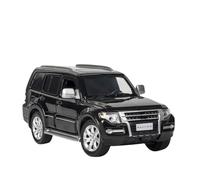 XGFFBAGB 1/32 Per Pajero V97 Modello Di Auto Pressofuso In Lega Veicoli Con Suono E Luce Sei Porte Aperte Regalo Giocattoli(Black,No box)