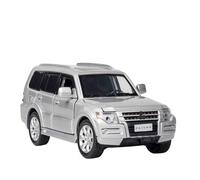 XGFFBAGB 1/32 Per Pajero V97 Modello Di Auto Pressofuso In Lega Veicoli Con Suono E Luce Sei Porte Aperte Regalo Giocattoli(Gray,No box)