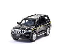 XGFFBAGB 1/32 Per Prado SUV Fonde Sotto Pressione Il Modello Di Veicoli Con Collezione Di Suoni E Luci, Giocattoli Per Auto, Regalo(Black,No box)