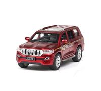 XGFFBAGB 1/32 Per Prado SUV Fonde Sotto Pressione Il Modello Di Veicoli Con Collezione Di Suoni E Luci, Giocattoli Per Auto, Regalo(Red,No box)
