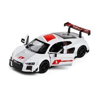 XGFFBAGB 1:32 Per R8 LMS Modello Di Auto Sportiva In Lega Di Zinco Modello Giocattolo Per Bambini A Trazione Posteriore(White,No box)