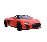 XGFFBAGB 1:32 Per R8 Spyder Convertible Sports Car Lega Diecast Modello Di Auto Giocattolo Collezione Regalo(Red,No box)