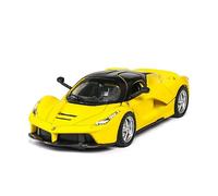 XGFFBAGB 1:32 Per Rafah Sports Car Metallo Lega Pressofuso Scala Modello Giocattoli(Yellow,With box)