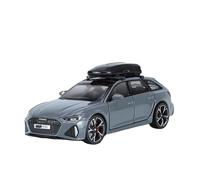 XGFFBAGB 1:32 Per RS6 Quattro Station Wagon Modello Di Auto In Lega Fonde Sotto Pressione Il Giocattolo Con Il Suono E La Luce Veicoli Decorazione Giocattoli Regalo(Gray B,With box)