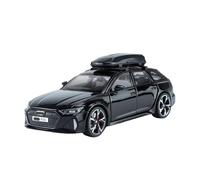XGFFBAGB 1:32 Per RS6 Quattro Station Wagon Modello Di Auto In Lega Fonde Sotto Pressione Il Giocattolo Con Il Suono E La Luce Veicoli Decorazione Giocattoli Regalo(Black,No box)