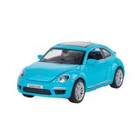 XGFFBAGB 1/32 Per V-Beetle GSR Modello Di Auto Tirare Indietro Quattro Porte Aperte Modello Di Auto In Lega Giocattoli(Blue,No box)