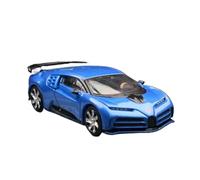 XGFFBAGB 1/64 Per Bugatti Modello Di Auto Giocattolo Ruote Libere Pressofuso In Lega Di Zinco Collezione Regalo(Blue,With box)