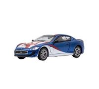 XGFFBAGB 1/64 Per Il Modello GranTurismo Sports Car Vintage Diecast Car Collection Toy(Blue White,With box)