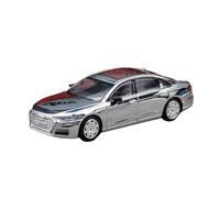 XGFFBAGB 1/64 Per Modello Berlina A8L Ruote Libere Giocattolo Auto Pressofusa In Lega Collezione Regalo(Silver,No box)