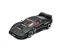XGFFBAGB 1/64 Per Modello F40 Veicolo Sportivo Pressofuso In Lega Per Auto Collezione Nero Opaco(Black,With box)