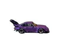 XGFFBAGB 1/64 Per RWB 993 Rotana GT Ala/doppia Ala Viola Modello Pressofuso(Purple B,With box)