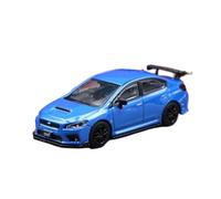 XGFFBAGB 1/64 Per STI WRX Racing Toy Car Model Diecast Metal Alloy Vehicle Free Wheels Collection Gift(Blue,With box)
