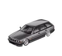 XGFFBAGB Collezione Di Modellini Di Auto Pressofusi E34 Touring In Scala 1/64, Regalo(Gray,No box)