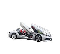 XGFFBAGB Collezione Di Modellini Di Auto Sportive In Lega SLR Roadster, Scala 1/32, In Metallo Pressofuso, Da Collezione, Regalo(Silver,With box)
