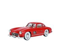 XGFFBAGB Modellini Di Auto Giocattolo In Metallo Pressofuso In Lega 300SL In Scala 1:24, Da Collezione, Come Regalo(Red,With box)