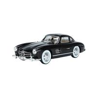 XGFFBAGB Modellini Di Auto Giocattolo In Metallo Pressofuso In Lega 300SL In Scala 1:24, Da Collezione, Come Regalo(Black,No box)