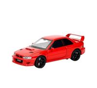 XGFFBAGB Modellino Auto In Lega 1:32 Per Impreza STI WRX, Pressofuso In Metallo, Giocattoli Sonori E Luminosi(Red,No box)