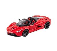 XGFFBAGB Modello Di Auto Da Corsa In Metallo Pressofuso In Lega LaFerrari Convertible 1:24, Regalo Giocattolo(Red,No box)