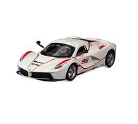 XGFFBAGB Regali Di Natale Bambini Diecast 1:32 Modello Di Auto In Lega Per LaFerrari Veicoli In Metallo Collezione Di Giocattoli Per Adulti(White,With box)