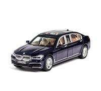 XGFFBAGB Scala 1:24 Per BM760Li Modello In Metallo Con Luce E Suono Diecast Auto Tirare Indietro Giocattoli Collezione Per Il Regalo(Deep Blue,No box)
