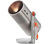 XGIMI MoGo 4 Laser Proiettore Portatile con 4 Filtri, 550 Lumen ISO | Supporto Integrato a 360°, Batteria Integrata, 2,5 Ore di Autonomia, Google TV con Netflix con Licenza, 2×6W Harman Kardon